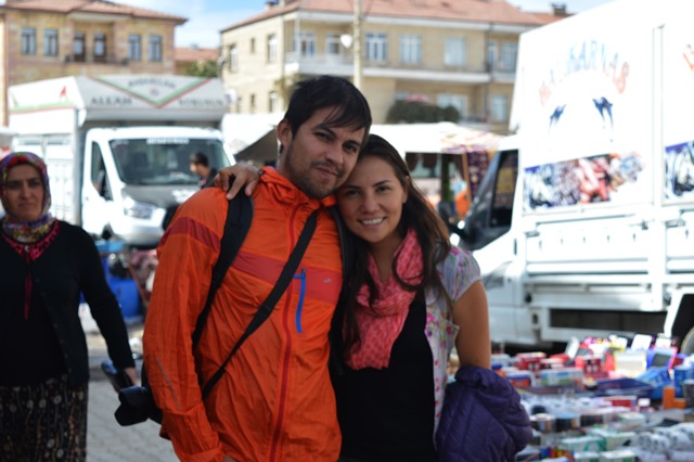 Dur y Luis en Turquía, país donde tuve la dicha de conocerlos