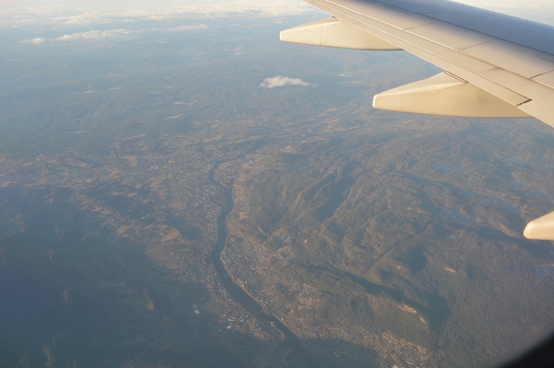 Los fiordos de Noruega vistos desde el avión