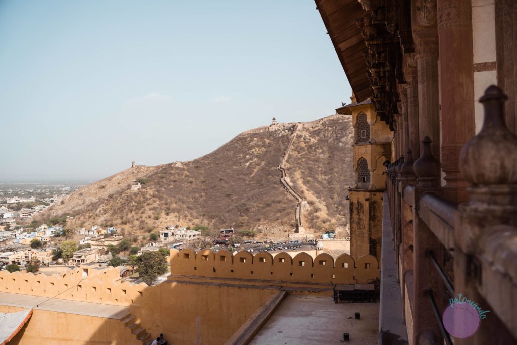 20 cosas que hacer en Jaipur - India - vista desde el fuerte Ambar, jaipur -Patoneando blog de viajes